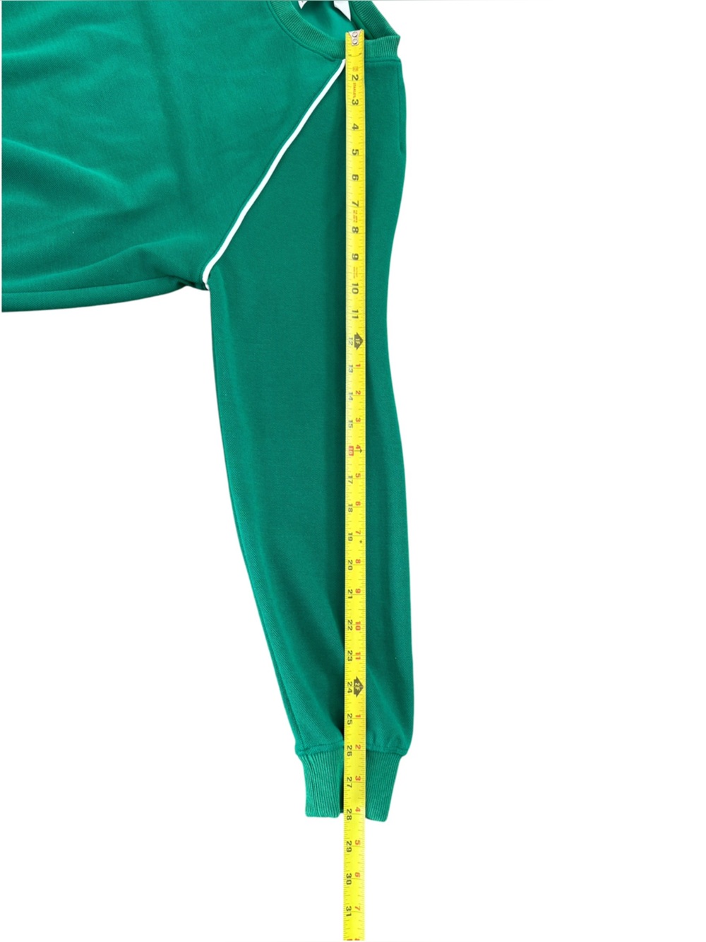 SPANX Airpique SET Crewneck Long Sleeve M top Field Green AND Skort Inseam 4” S - Picture 14 of 17
